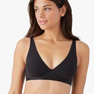 NWOT b.tempt'd by Wacoal Nearly Nothing Underwire Plunge Bra 34D in Black